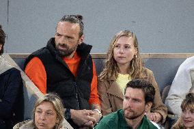 2025 French Open - Celebrities In Stands Night 9