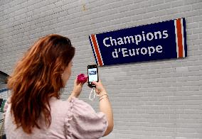 Paris Rebrands Europe Station to Celebrate PSG’s European Glory