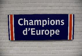 Paris Rebrands Europe Station to Celebrate PSG’s European Glory