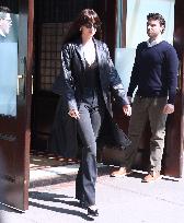 Dakota Johnson Leaving Her Hotel - NYC