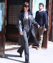 Dakota Johnson Leaving Her Hotel - NYC