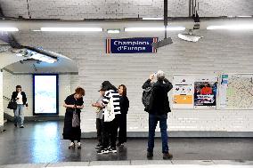 Paris Rebrands Europe Station to Celebrate PSG’s European Glory