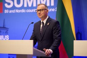Vilnius Summit - Baltic Nine and Nordic Leaders Meet - Lithuania