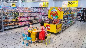 Walmart supermarket in Shanghai