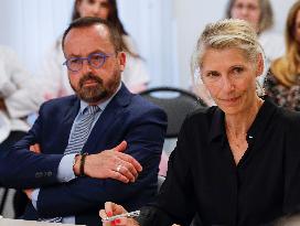 Ministers Visit the House of Sport and Health - Clamart