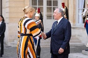 Francois Bayrou welcomes German Bundestag President - Paris AJ