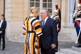 Francois Bayrou welcomes German Bundestag President - Paris AJ