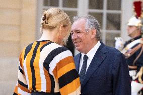 Francois Bayrou welcomes German Bundestag President - Paris AJ