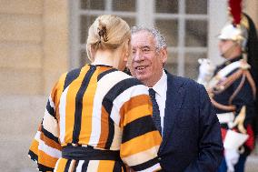 Francois Bayrou welcomes German Bundestag President - Paris AJ