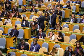 New President Elected for UN General Assembly - NYC