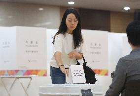 Citizens Cast Their Votes In South Korea Presidential Election