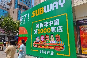 SUBWAY Store in Shanghai