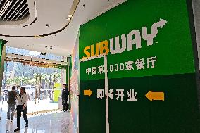 SUBWAY Store in Shanghai