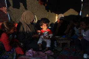 Displaced People In Gaza - Palestine