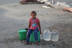 Displaced People In Gaza - Palestine