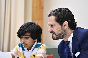PRINCE CARL PHILIP IN TENSTA