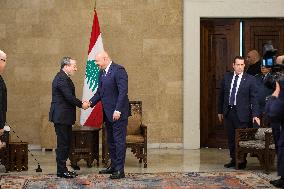 Iran Foreign Affairs Minister Visits Lebanon - Beirut