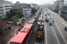 Traffic Jam Paralyzes Dhaka - Bangladesh