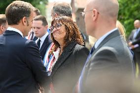 Emmanuel Macron Inaugurates Maison France Services - Wallers