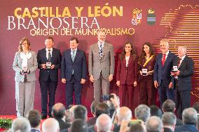 Royals At The 1200th Anniversary Of The Charter of Branosera - Spain