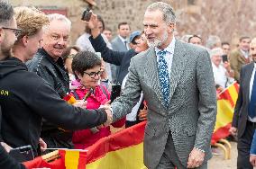 Royals At The 1200th Anniversary Of The Charter of Branosera - Spain