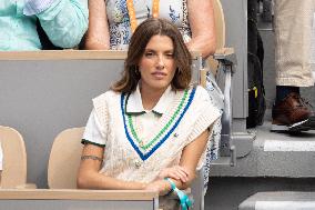 2025 French Open - Celebrities In Stands Day10 NB