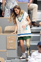 2025 French Open - Celebrities In Stands Day10 NB