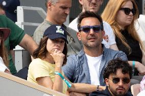 2025 French Open - Celebrities In Stands Day10 NB