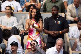 2025 French Open - Celebrities In Stands Day10 NB