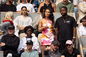 2025 French Open - Celebrities In Stands Day10 NB