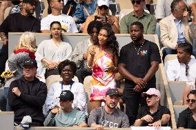 2025 French Open - Celebrities In Stands Day10 NB