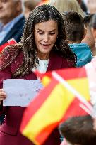 Royals At The 1200th Anniversary Of The Charter of Branosera - Spain