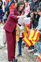 Royals At The 1200th Anniversary Of The Charter of Branosera - Spain