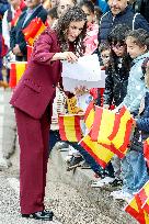Royals At The 1200th Anniversary Of The Charter of Branosera - Spain