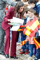 Royals At The 1200th Anniversary Of The Charter of Branosera - Spain
