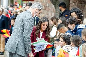 Royals At The 1200th Anniversary Of The Charter of Branosera - Spain