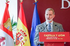 Royals At The 1200th Anniversary Of The Charter of Branosera - Spain