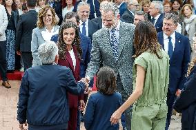 Royals At The 1200th Anniversary Of The Charter of Branosera - Spain