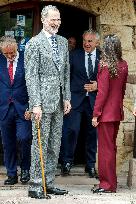 Royals At The 1200th Anniversary Of The Charter of Branosera - Spain