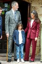 Royals At The 1200th Anniversary Of The Charter of Branosera - Spain