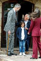 Royals At The 1200th Anniversary Of The Charter of Branosera - Spain