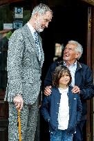 Royals At The 1200th Anniversary Of The Charter of Branosera - Spain