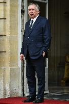 French PM Francois Bayrou welcomes Ukrainian PM Denys Shmyhal in Paris - FA