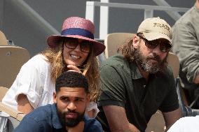 2025 French Open - Celebrities In Stands Day10 NB