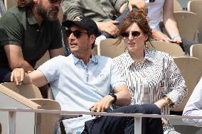 2025 French Open - Celebrities In Stands Day10 NB
