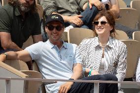 2025 French Open - Celebrities In Stands Day10 NB