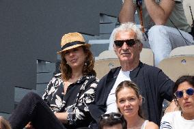2025 French Open - Celebrities In Stands Day10 NB