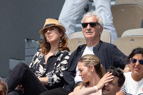 2025 French Open - Celebrities In Stands Day10 NB