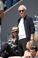2025 French Open - Celebrities In Stands Day10 NB