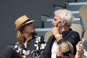 2025 French Open - Celebrities In Stands Day10 NB